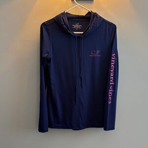Vineyard Vines, womens xs navy performance hoodie